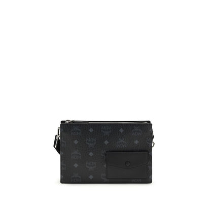 Black Calf Leather Bos Taurus Shoulder Bag