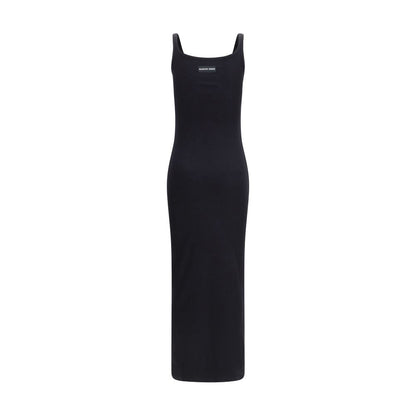Black Cotton Casual Dress