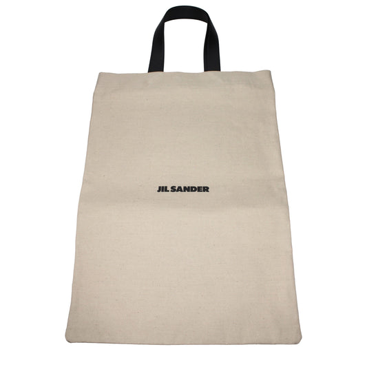 Beige Fabric Shoulder Bag