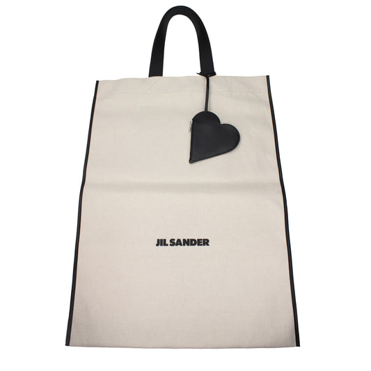 Beige Fabric Shoulder Bag