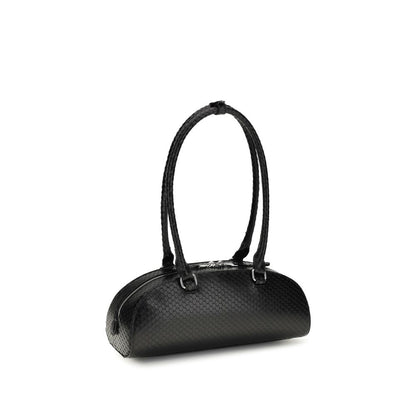 Black Calf Leather Bos Taurus Shoulder Bag