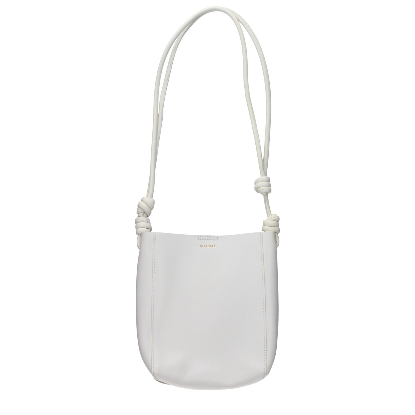 Beige Leather Shoulder Bag