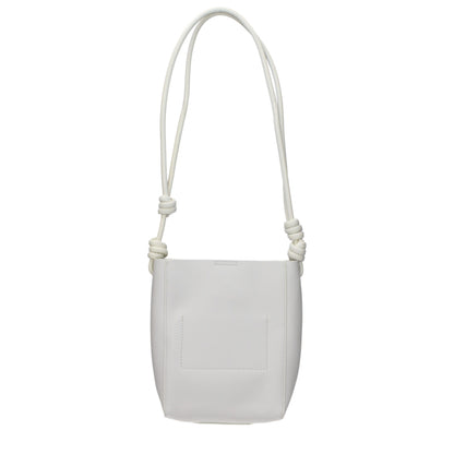Beige Leather Shoulder Bag