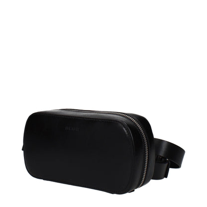 Black Leather Crossbody Bag
