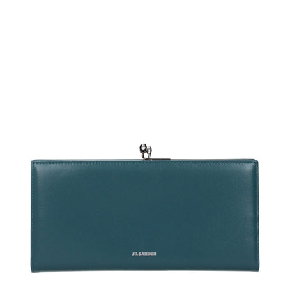 Blue Leather Wallet