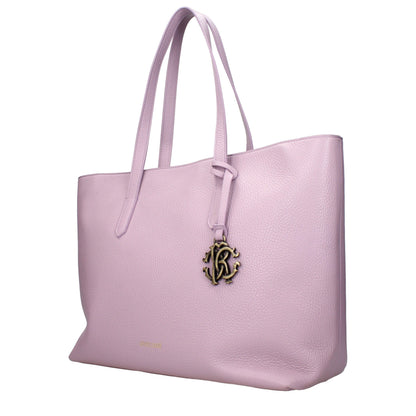 Pink Leather Shoulder Bag