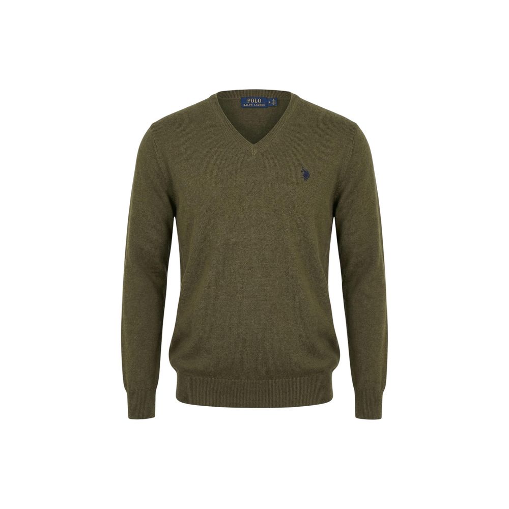 Green Cotton Sweatshirt