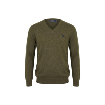 Green Cotton Sweatshirt