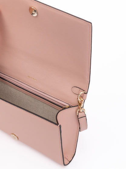 Podwer Pink Avenue Leather Shoulder Strap Bag
