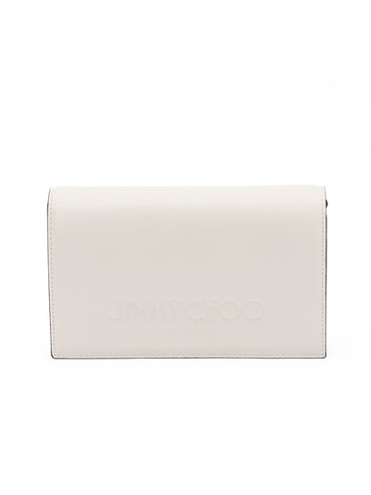 White Avenue Leather Shoulder Strap Bag