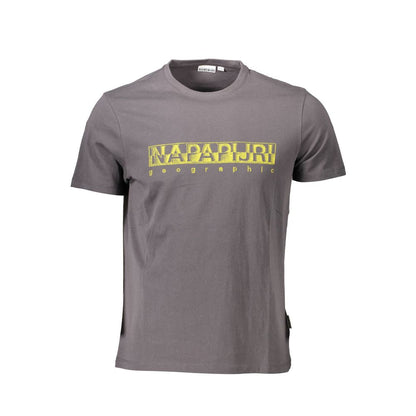 Grigio Cotton Mens T-Shirt