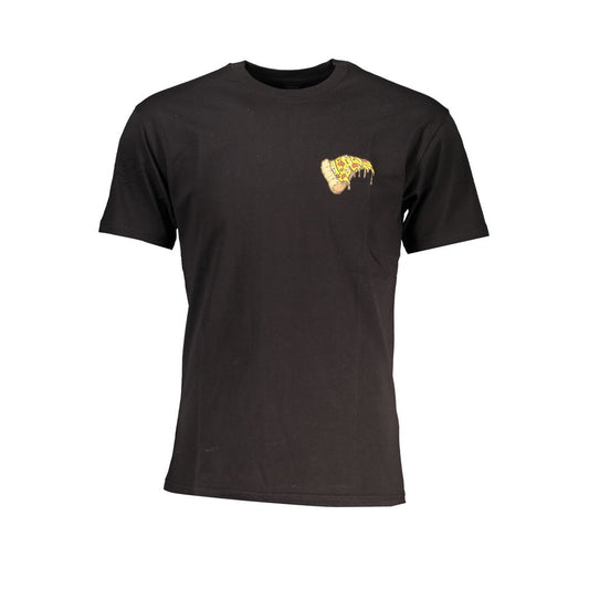 Black Cotton Mens TShirt
