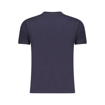 Blue Cotton Women T-Shirt