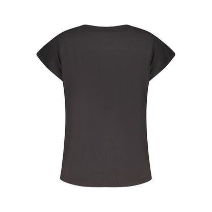 Black Organic Cotton Women T-Shirt