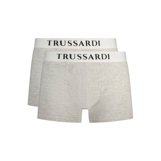"Gray Cotton Men's Boxer Short"