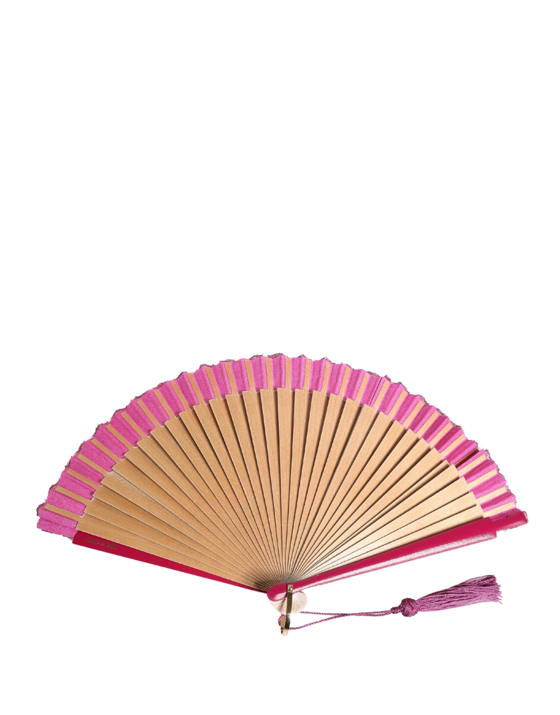 Multicolor Scenery Decorative Folding Tassel Hand Fan