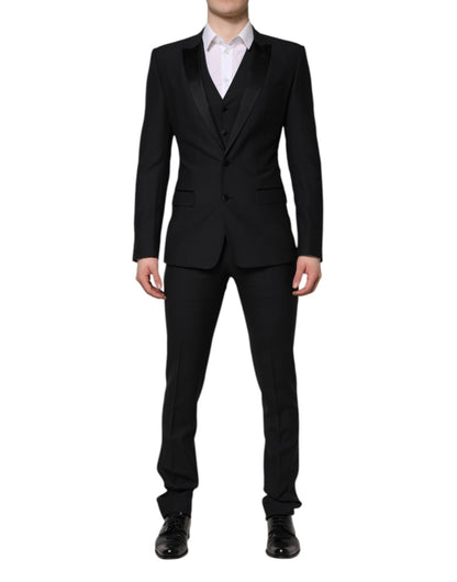 Dark Blue MARTINI 2 Buttons 3 Piece  Suit