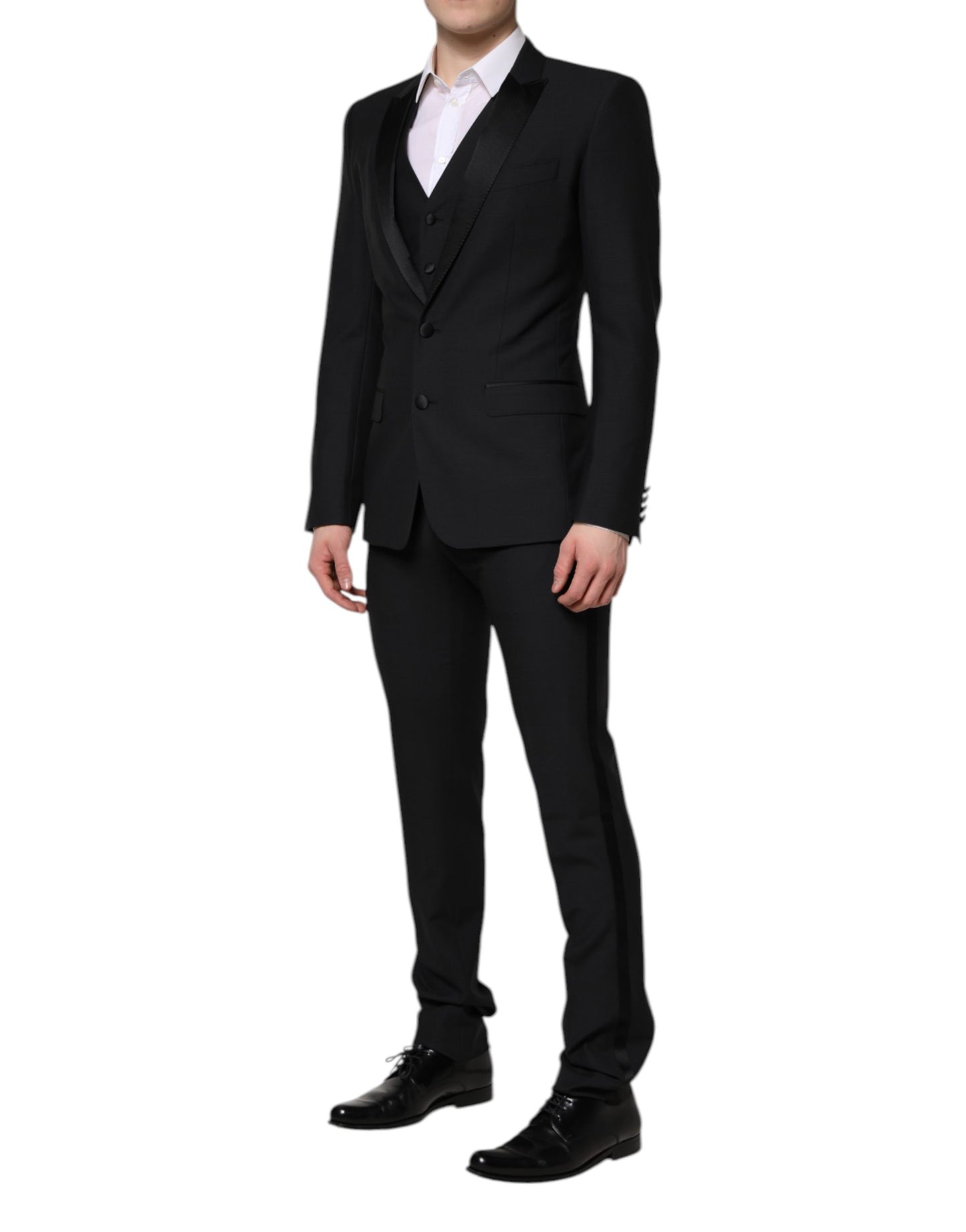 Dark Blue MARTINI 2 Buttons 3 Piece  Suit