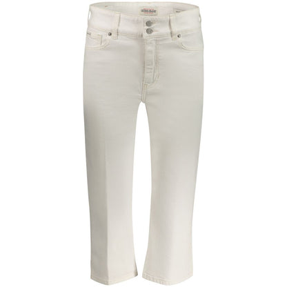 Bianco Cotton Women Capri