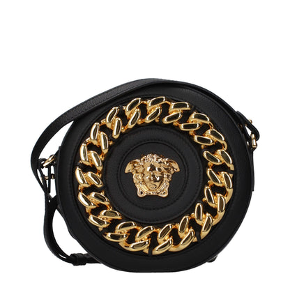Black Leather Crossbody Bag