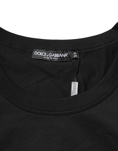 Black Cotton Sleeveless Men Tank Top T-shirt