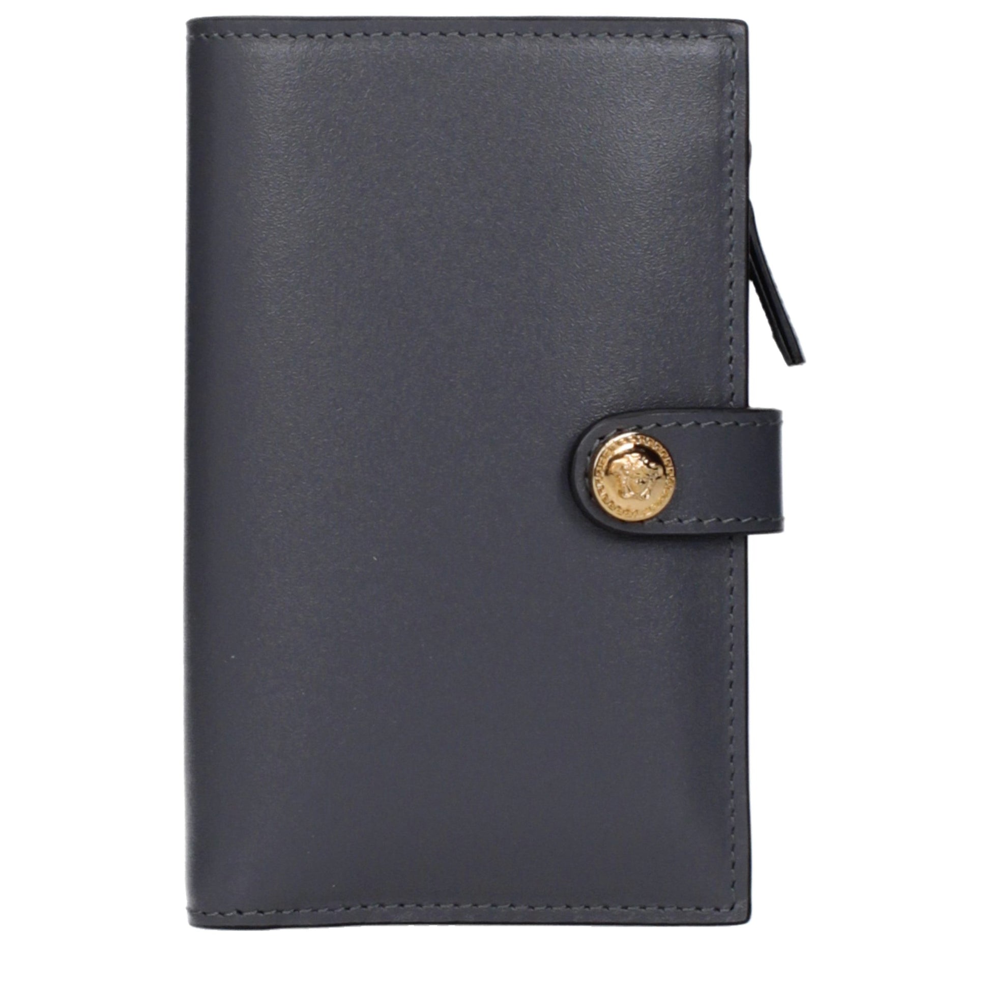 Gray Leather Wallet