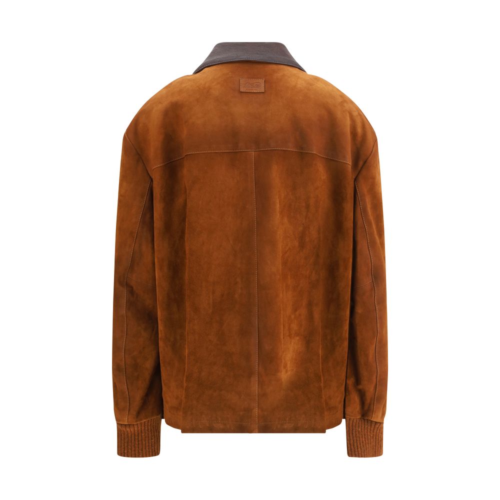 Brown Goatskin Coat