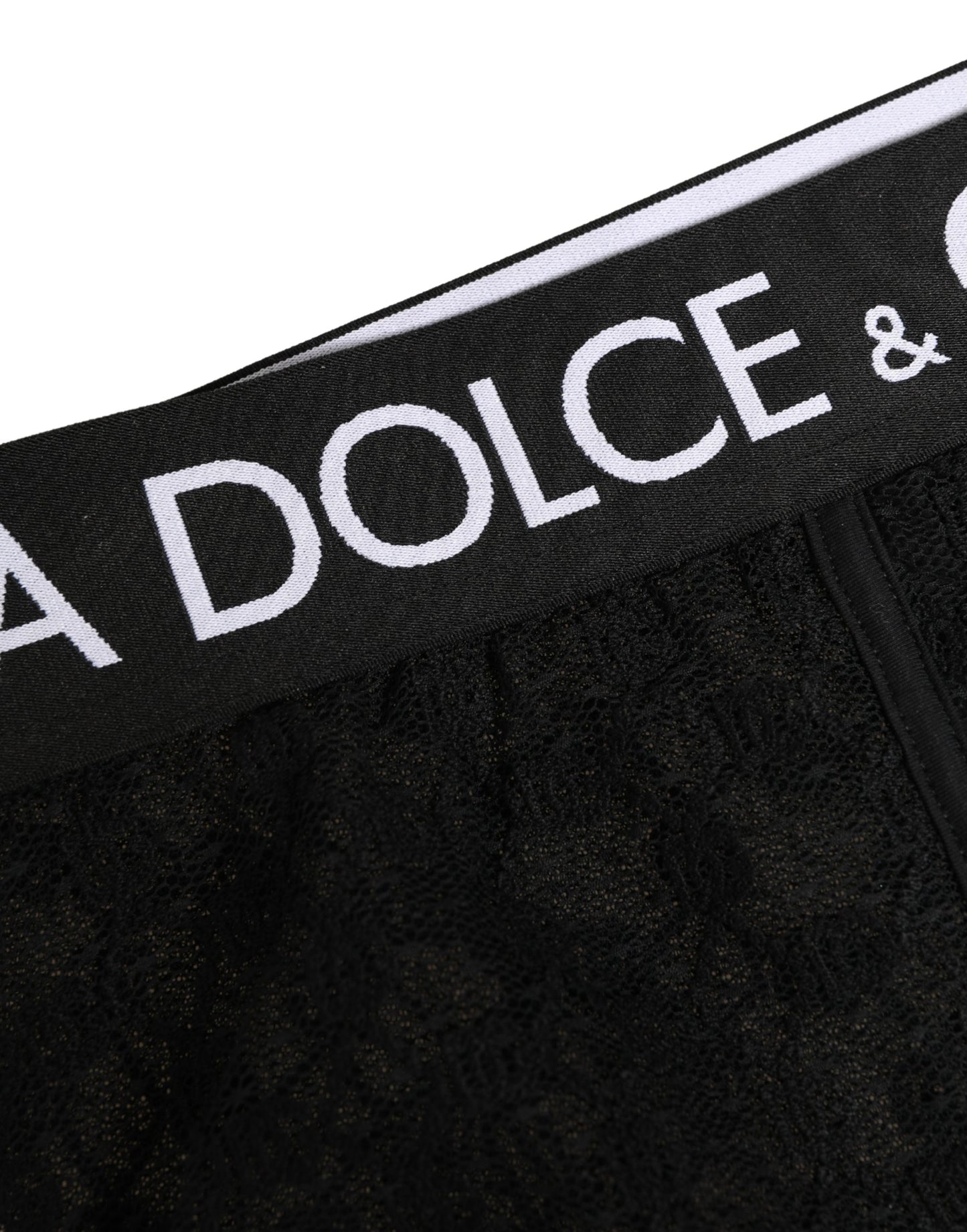Black Nylon DG Logo Men Brando Brief Underwear