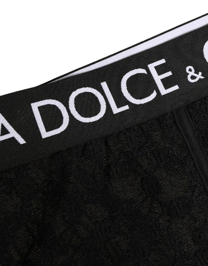 Black Nylon DG Logo Men Brando Brief Underwear