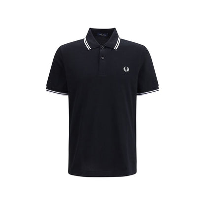Black Cotton Polo Shirt