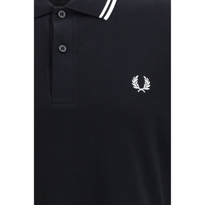 Black Cotton Polo Shirt