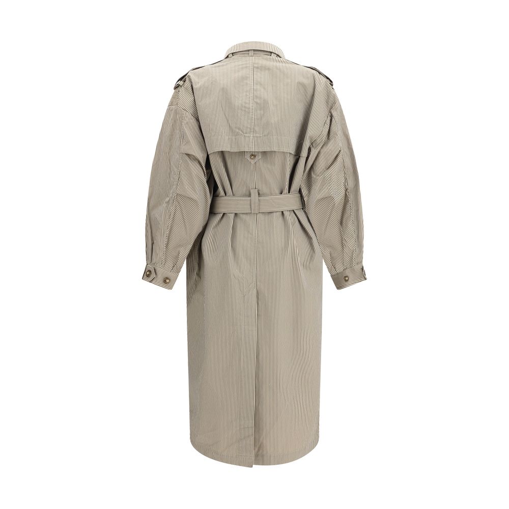 Bicolor Cotton Coat