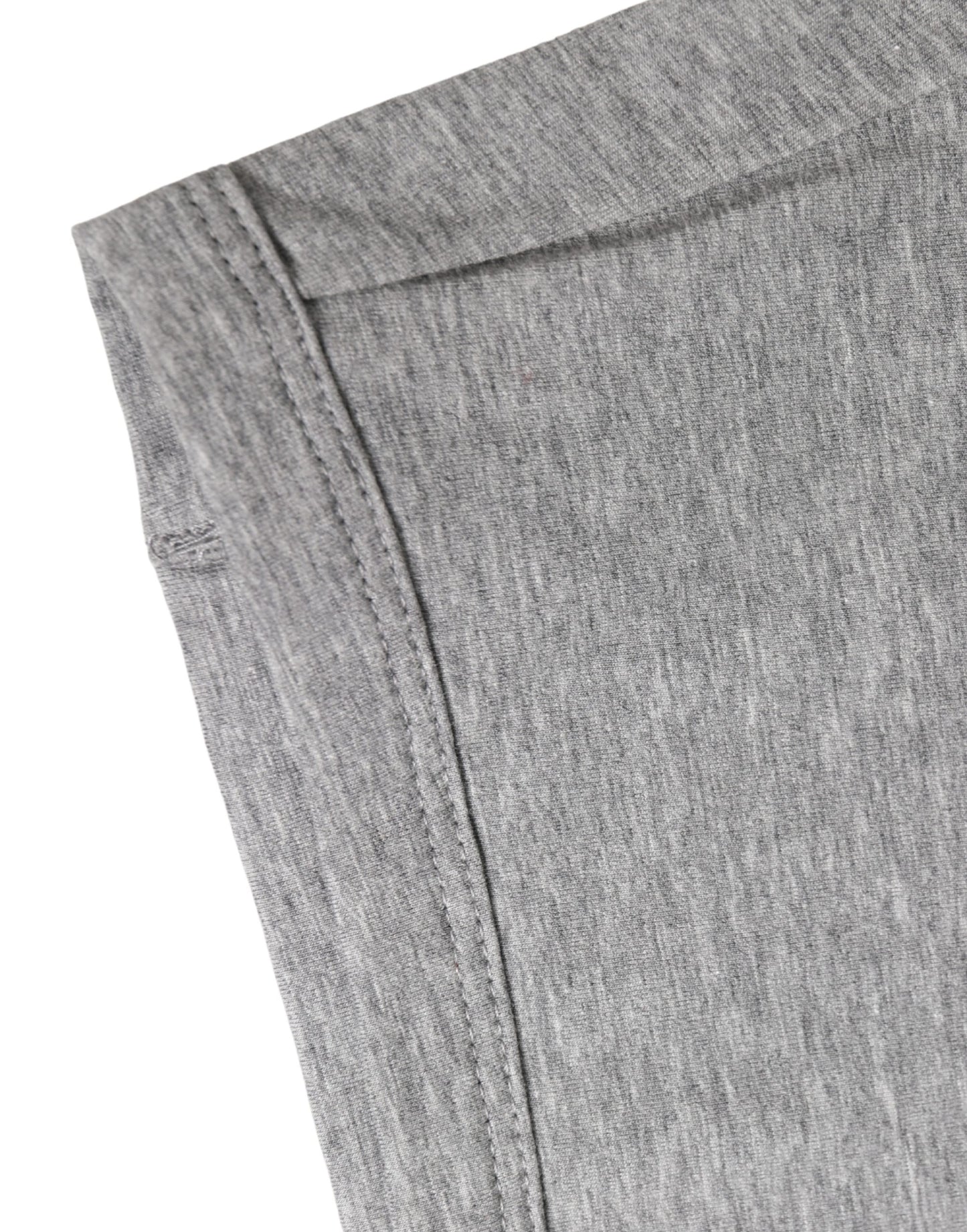 Gray Cotton Logo Waistband Midi Boxer Underwear