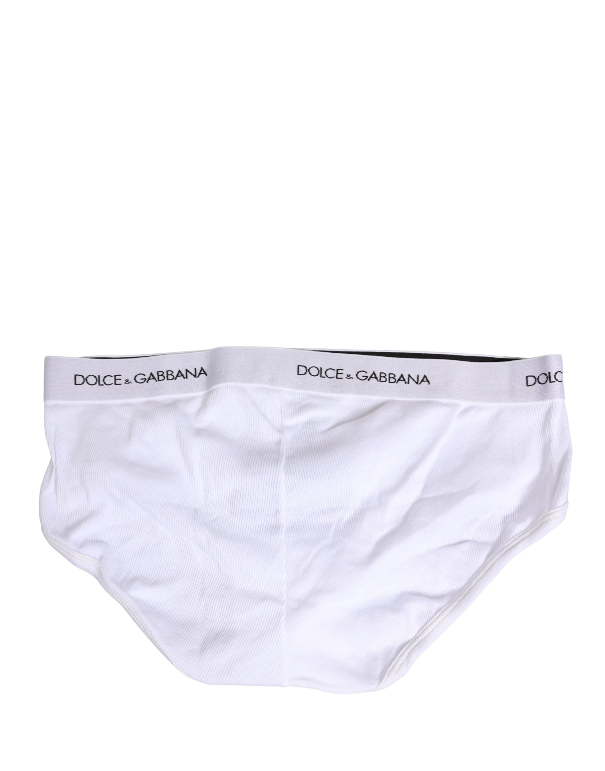 White Logo Waistband Men Brando Brief Underwear