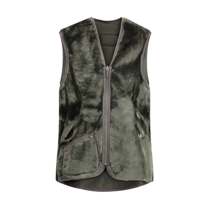 Bicolor Marabou Sleveless Jacket