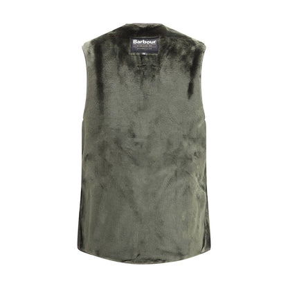 Bicolor Marabou Sleveless Jacket