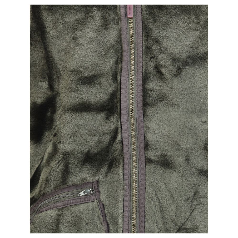 Bicolor Marabou Sleveless Jacket