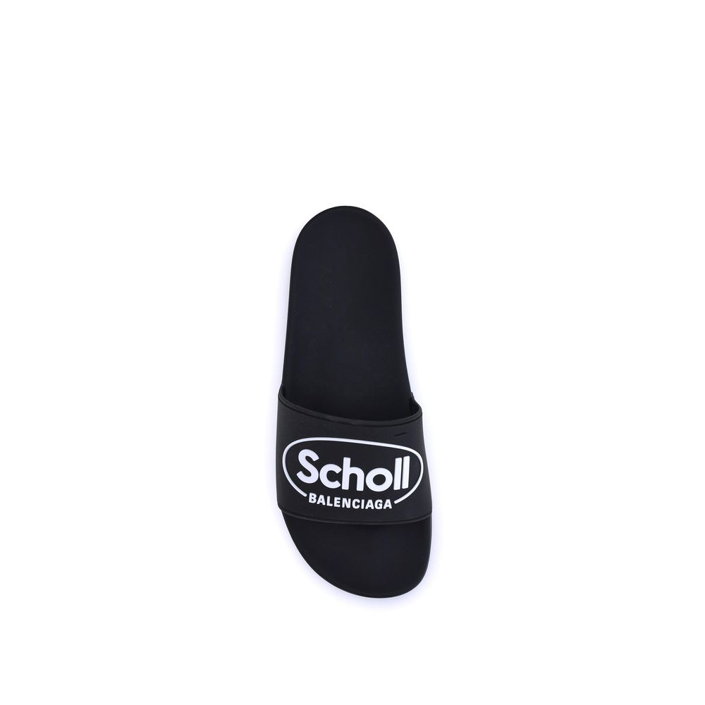 Black Rubber Sandals