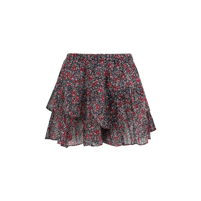 Purple Cotton Bermuda Shorts
