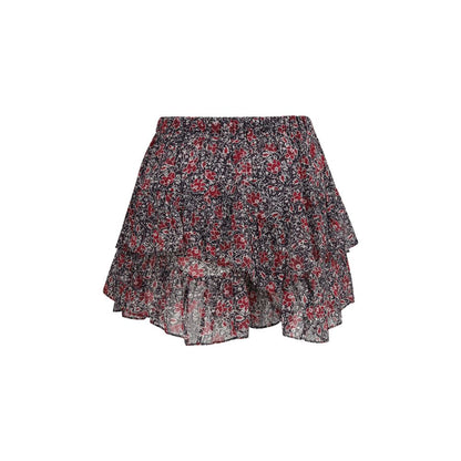 Purple Cotton Bermuda Shorts