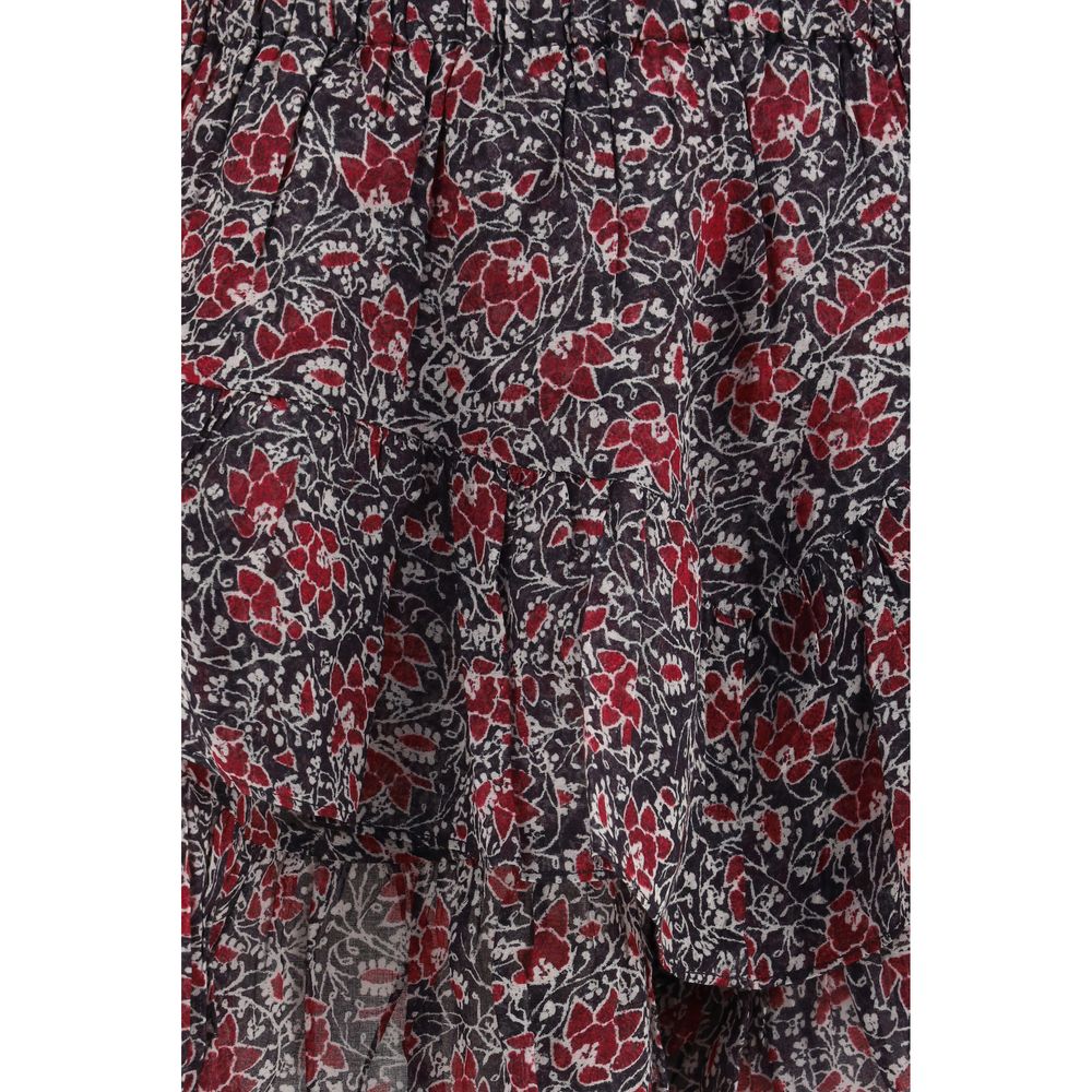 Purple Cotton Bermuda Shorts