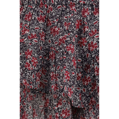 Purple Cotton Bermuda Shorts