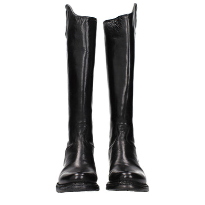 Black Leather Over The Knee