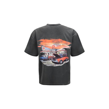 Gray Cotton T-Shirt