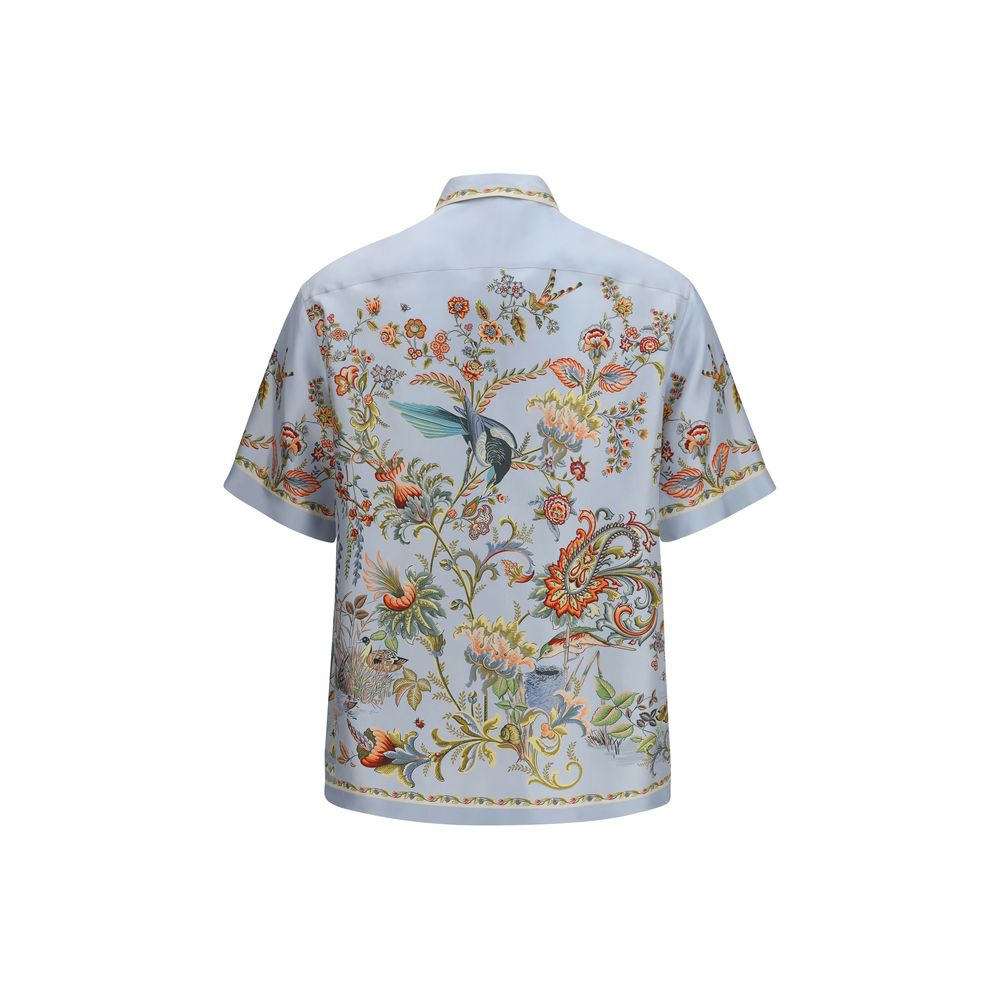 Multicolor Silk Pattern Shirt