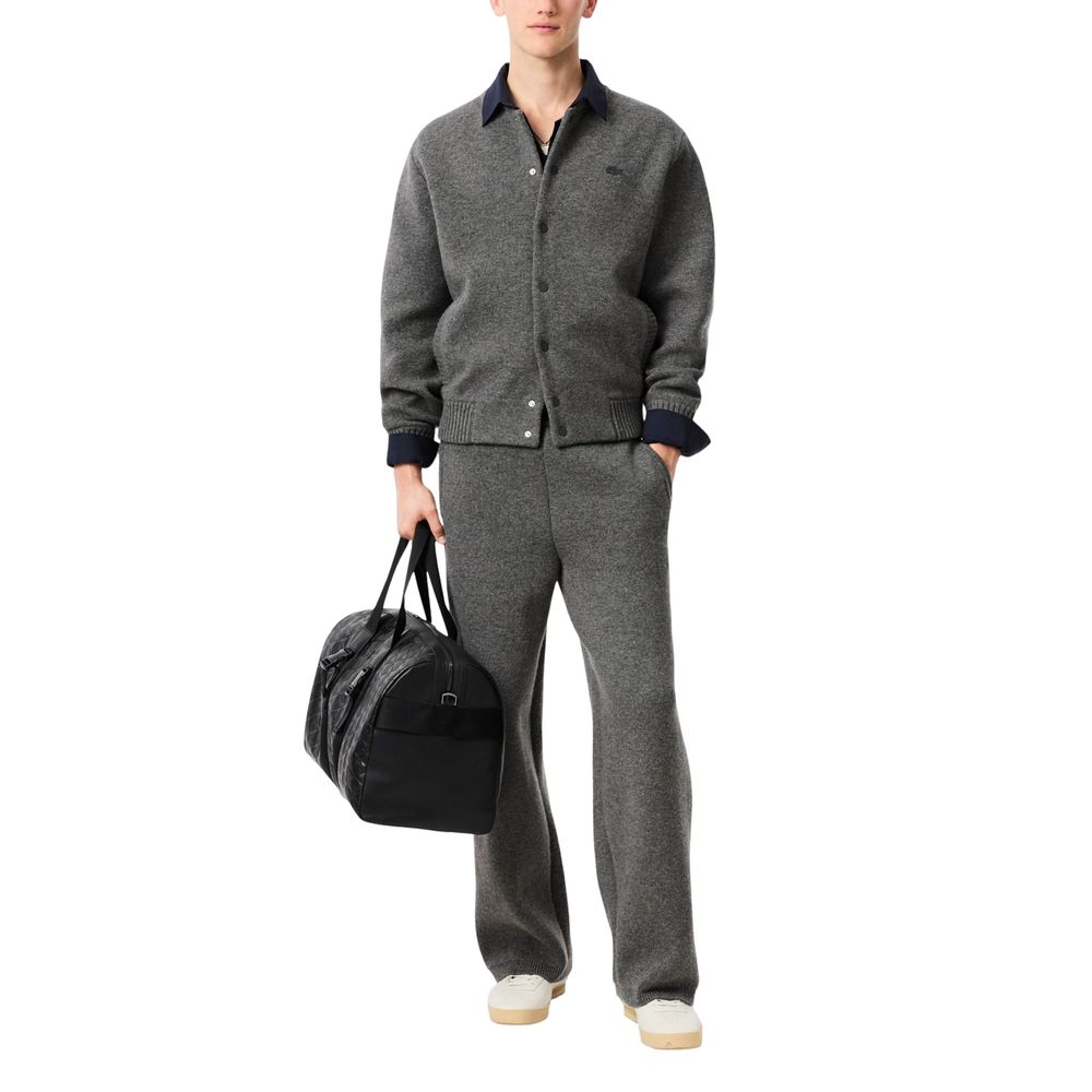 Gray Wool Cardigan