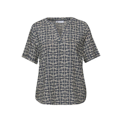Blue Viscose Blouse