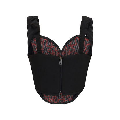 Black Polyester Blouse