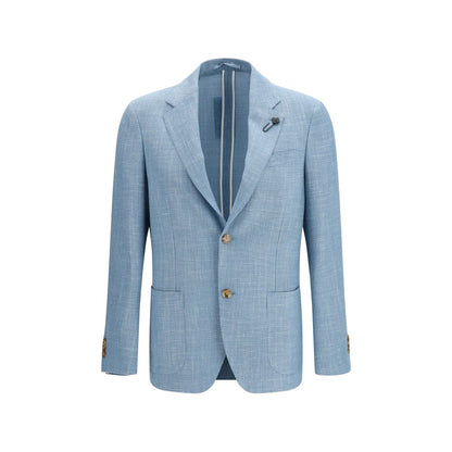 Blue Silk Blazer
