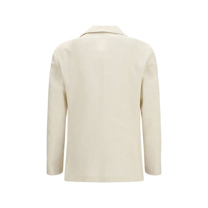 White Cotton Blazer